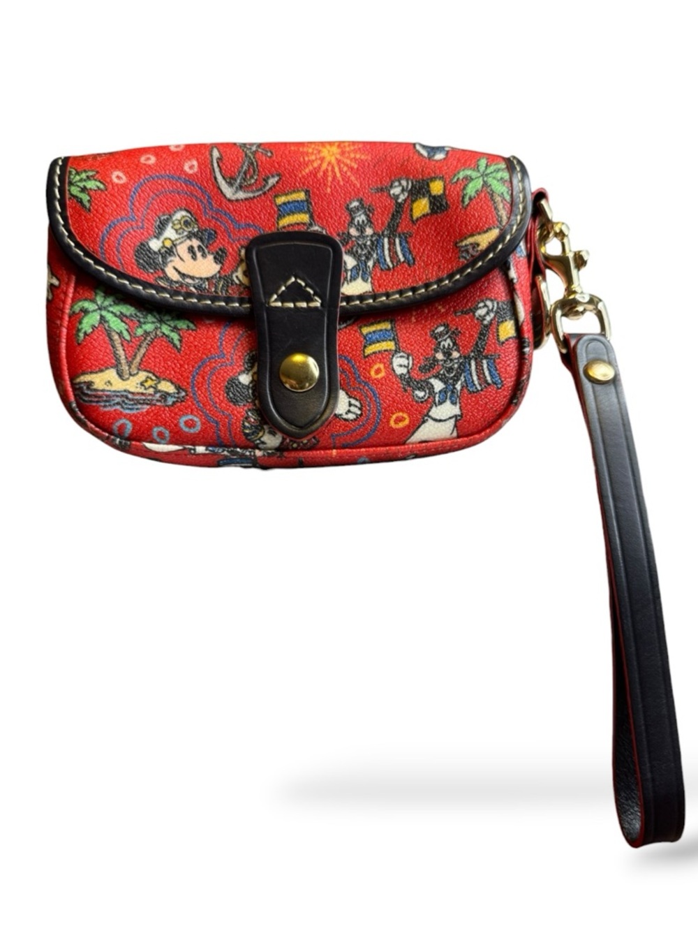 Dooney & Bourke x Disney RARE Cruise Line Sketch Edition Wristlet